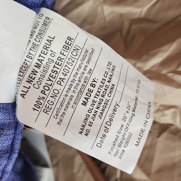 NWT Tommy Bahama 2 Purple Throw Pillows & Cream Brown Tote Bag Set - Picture 14 of 14